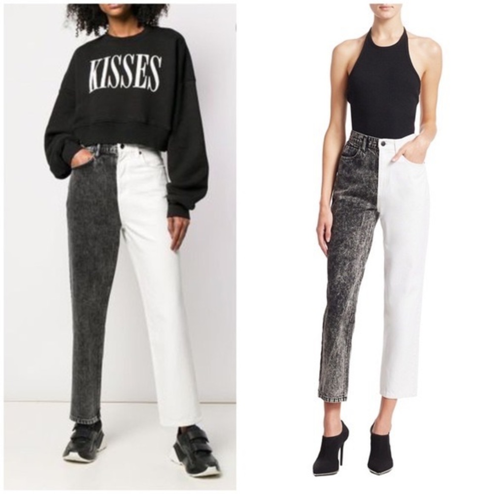 Alexander Wang Two Tone Bluff Jeans